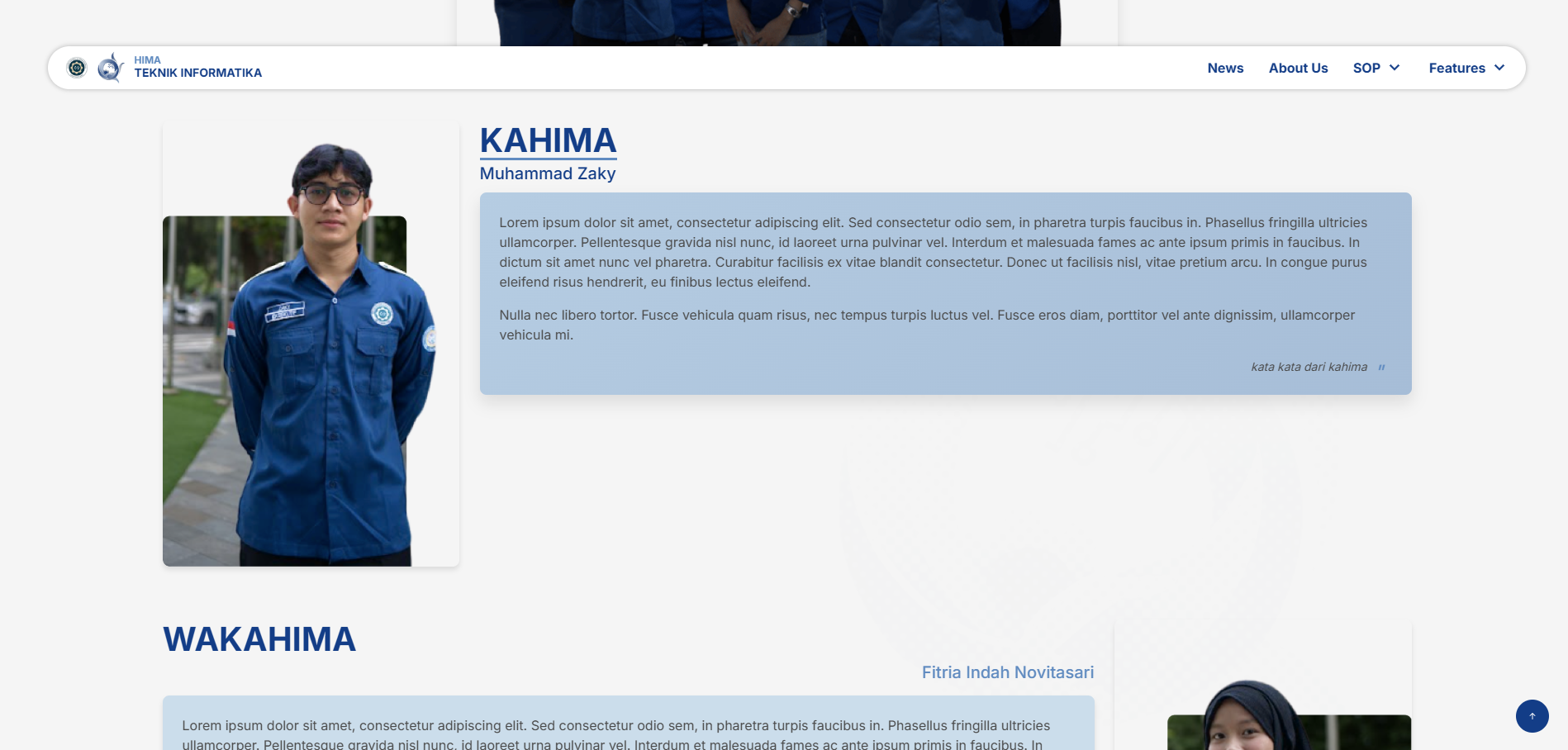Website Profil HIMTI UNAIR 2025 screenshot 2
