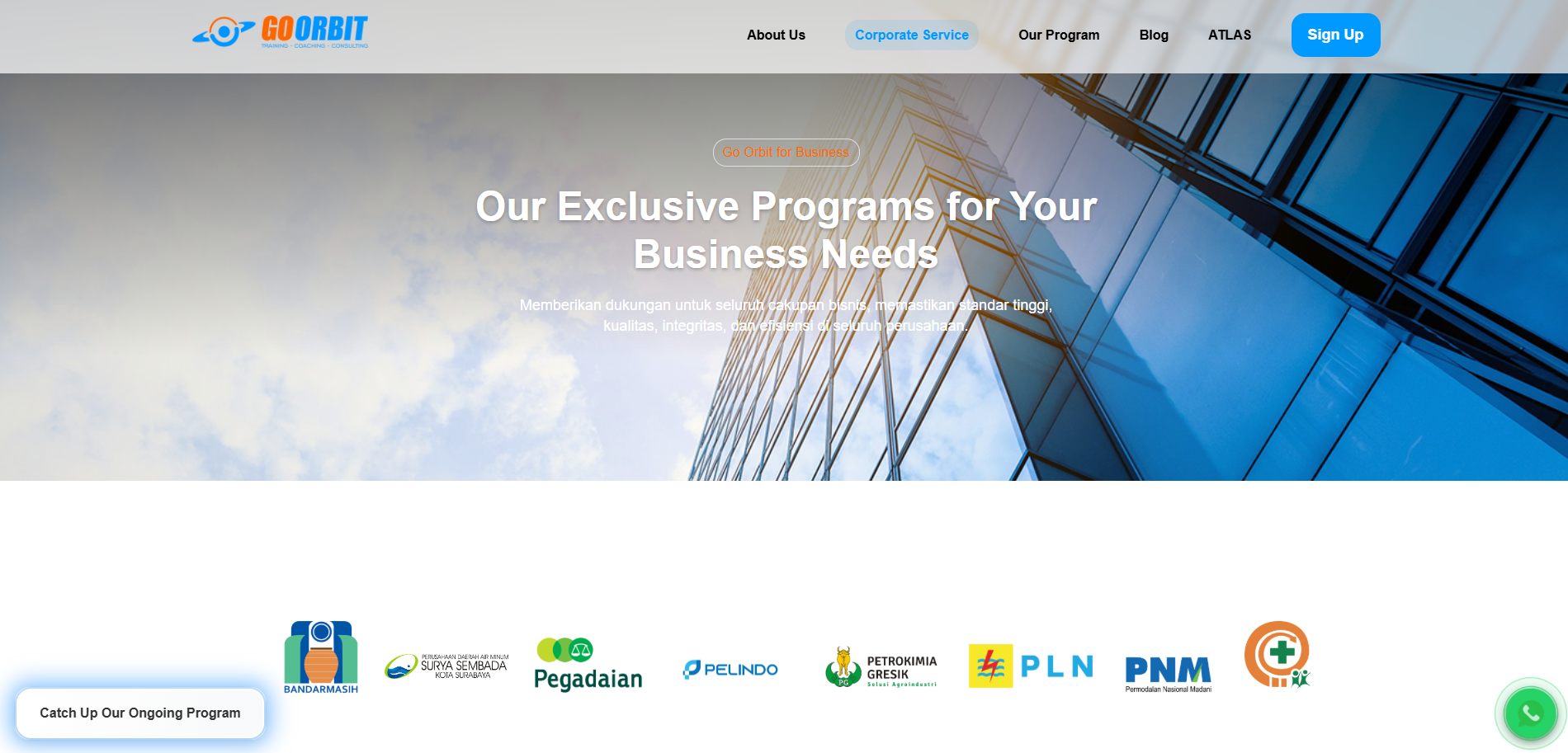 Website Perusahaan Go-orbit screenshot 3