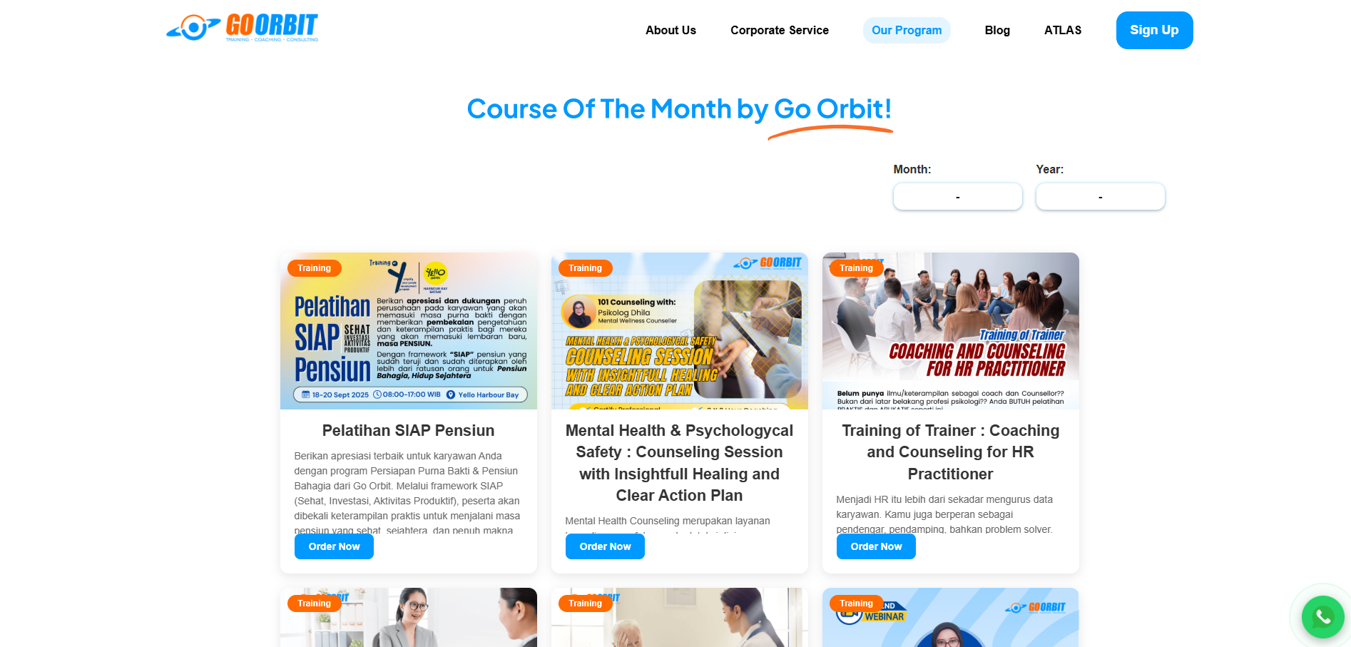 Website Perusahaan Go-orbit screenshot 4