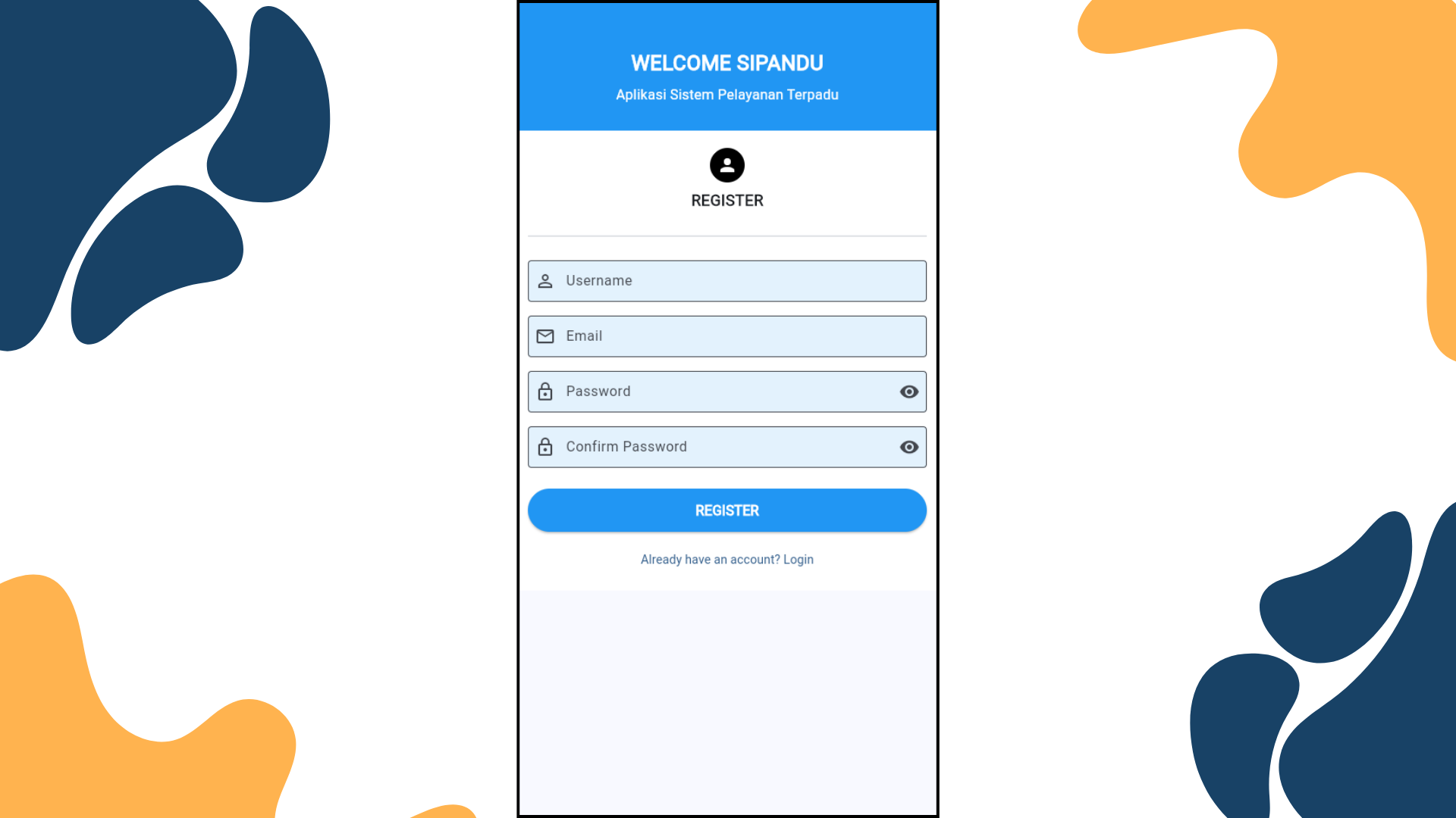 Si Pandu Application screenshot 2